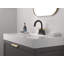 Robinet de salle de bain Nicoli noir mat / or brossé avec douchette Nicoli-105510208