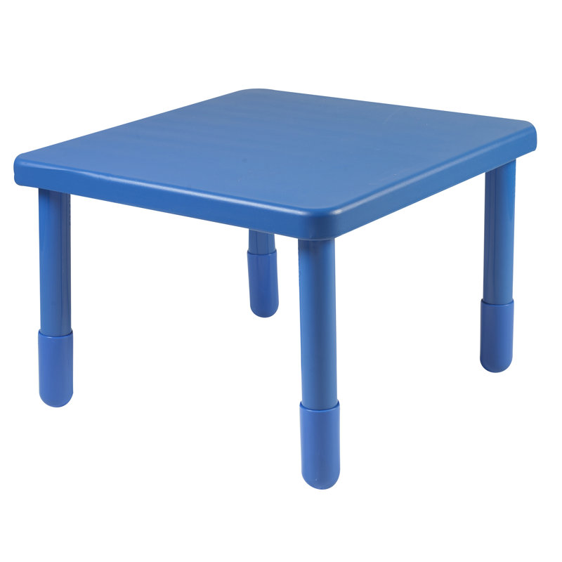 Table carrée, Rouge pomme d'amour, 20 po