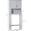 Rangement vertical pour la maison au-dessus de la toilette