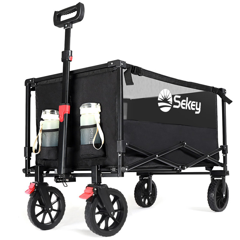 Foldable Cart Hand Wagon All Terrain, Black