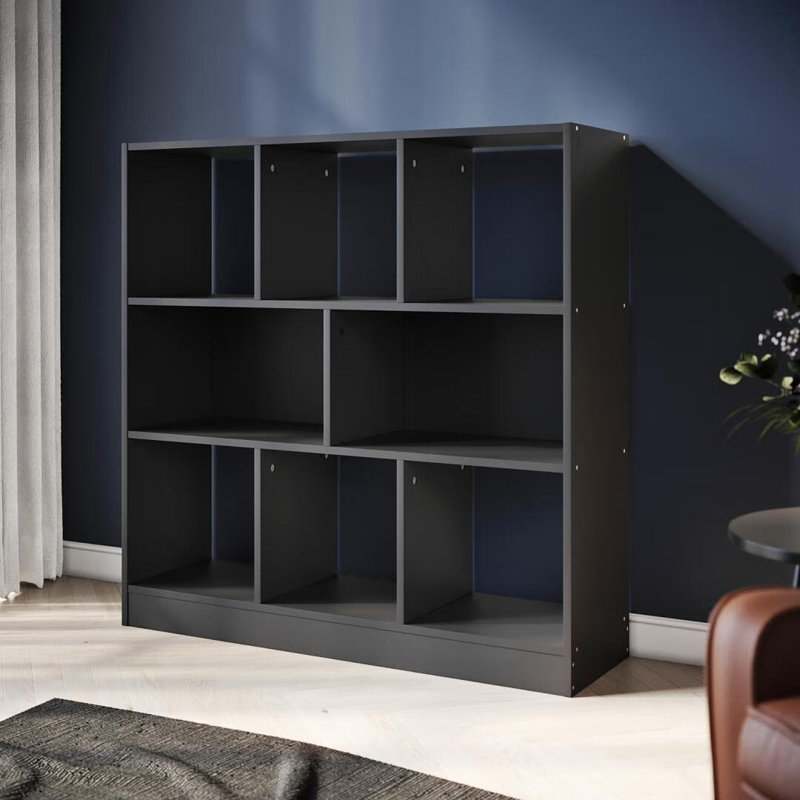100cm H x 100cm W Bookcase, Black