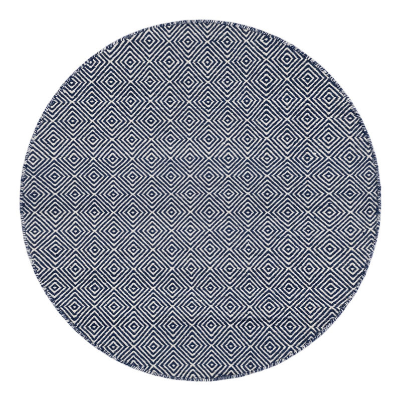 Tapis en laine Traetyn, Rond 4 pi 1 po