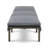 Eugenio Solid Acacia Wood Outdoor Chaise Lounge with Cushion-582216339-739879687