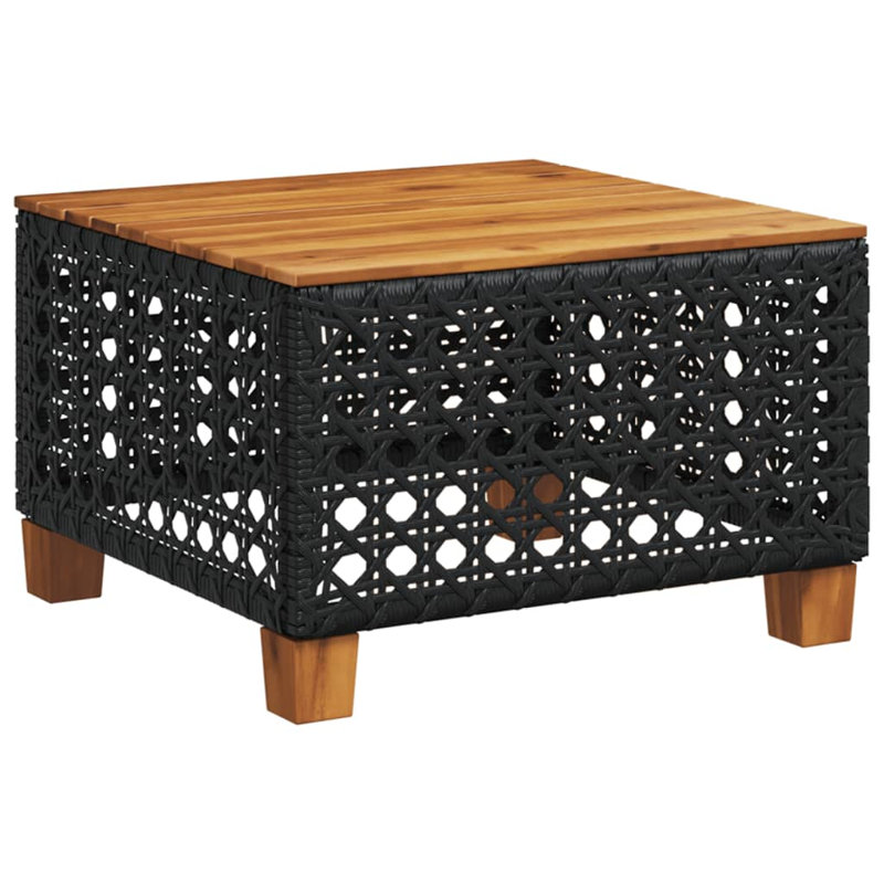 55Cm L Outdoor Coffee Table, Beige/Brown