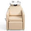 Fauteuil de shampooing Salon avec bol à shampooing en céramique et repose-pieds réglable couleur sable-596217275