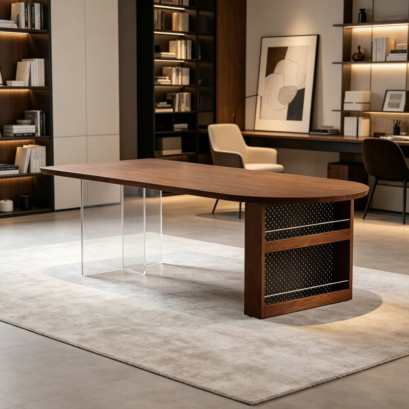 Bureau multifonctionnel Creative Design, H 29,52 po x l 86,61 po x P 35,43 po