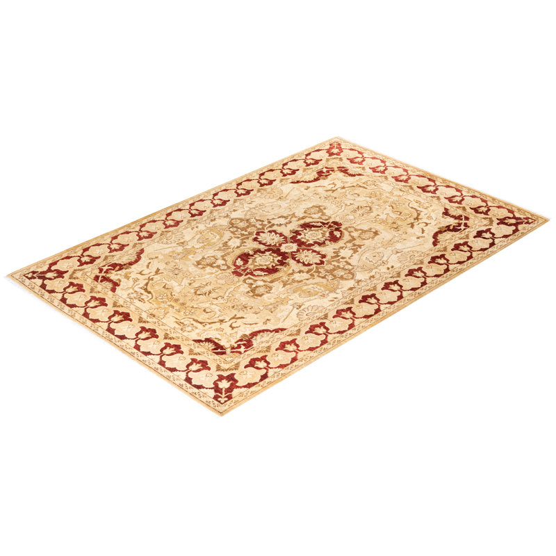 Vasia One-of-a-Kind 5' 10" x 9' 1" Hand Knotted Area Rug