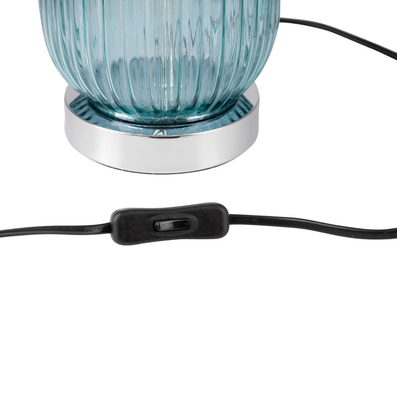 Larimar Metal Table Lamp