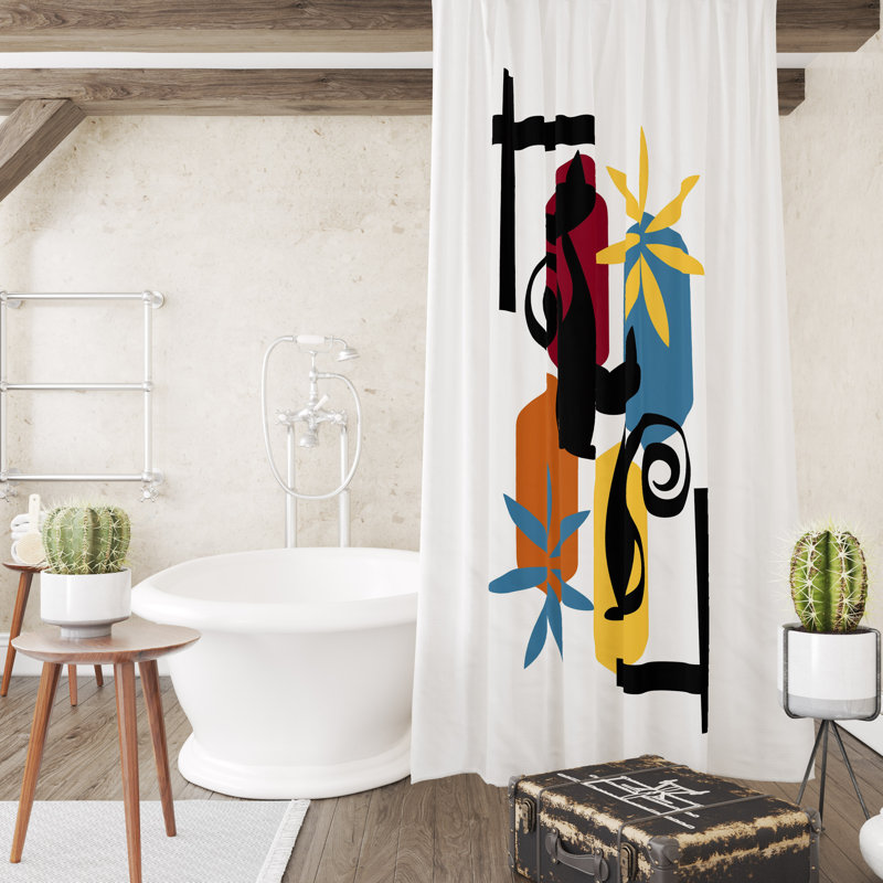 Shower Curtain, 90" H x 71" W