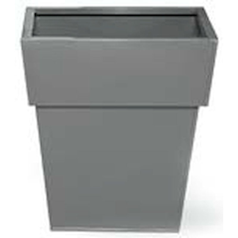 Kellison Metal Pot Planter, 12" H x 11" W x 11" D