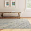 Haiya Pale Slate Machine Washable Area Rug-835465882