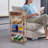 Multifunctional 4 Tier Rolling Utility Cart Organizer