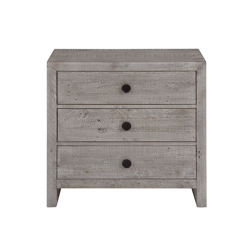 Ellerbe 30'' W Nightstand, Gray