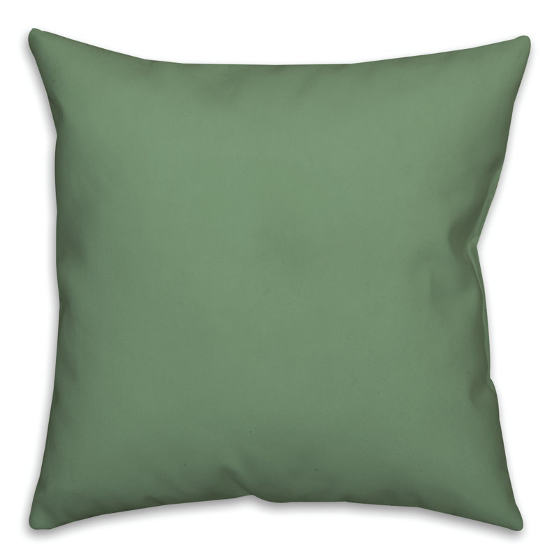 Monogramme de couronne de verdure aquarelle - housse de coussin carré X et insert, A