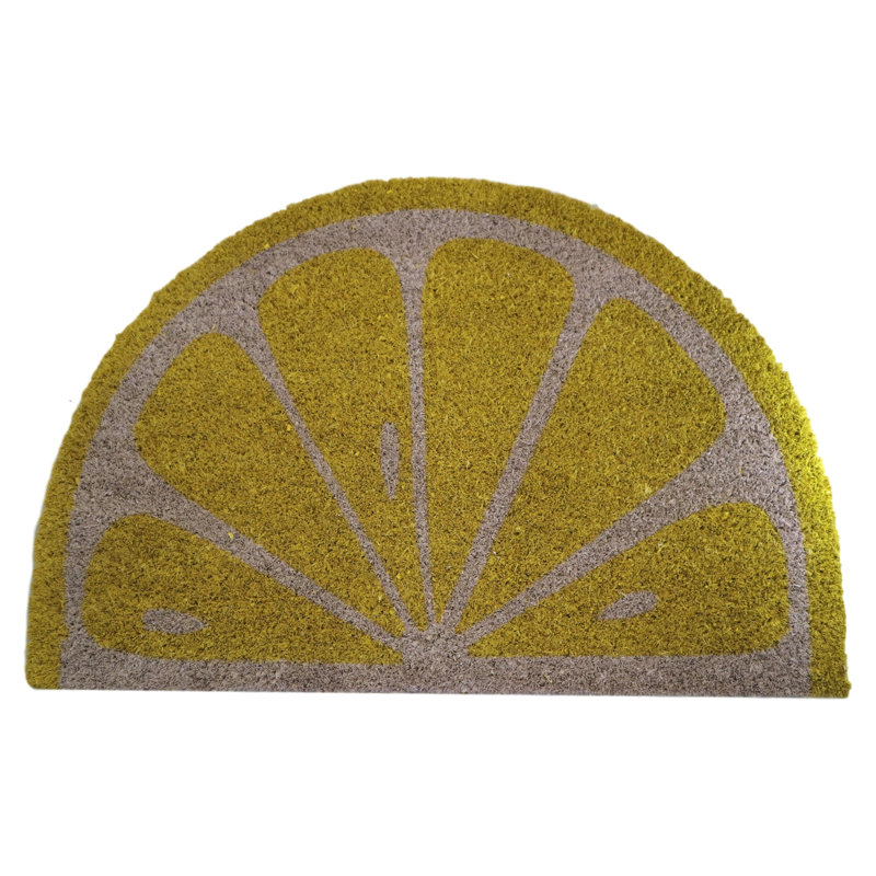 Alameda Non-Slip Doormat, Semi-Circle 40 x 60cm