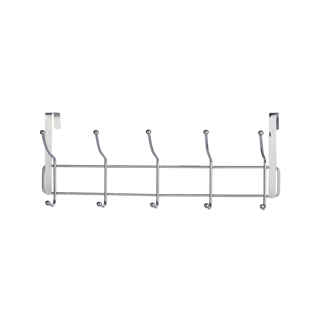 Buckingham Over Door Coat Hanger Rack 10 Hooks Space Saving Door Organizer