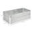 Outsunny Galvanized Raised Garden Bed Kit With Reinforcing Bars, Large And Tall Metal Planter Box For Vegetables, Flowers And Herbs, 6' X 3' X 2', Silver-420413639