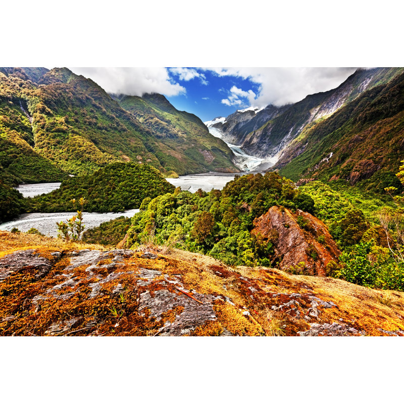 Franz Josef Glacier Valley par Stevegeer, H 32 po x l 48 po