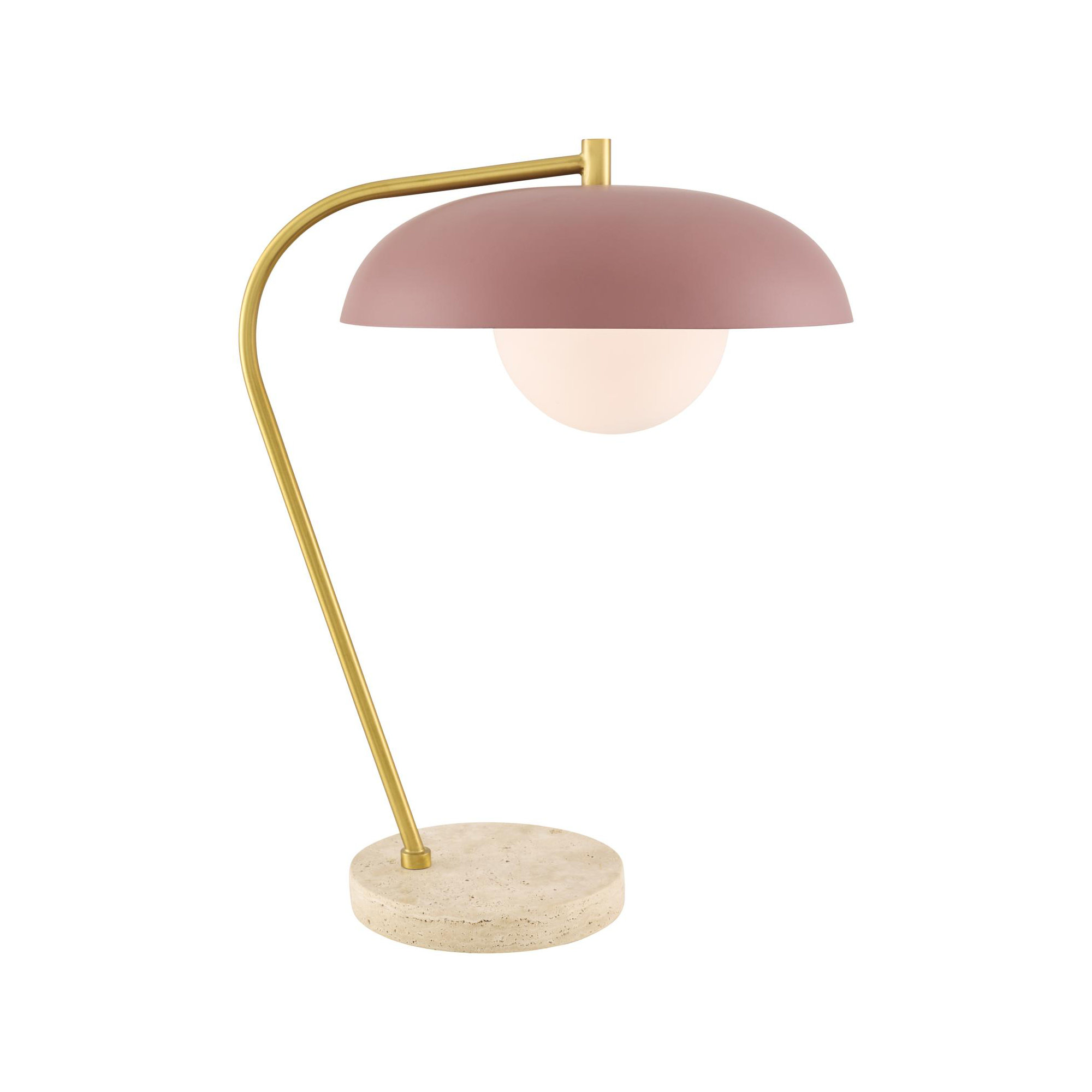 Farmington Table Lamp, Red, Beige