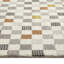 Tilly-Mae Soft low Pile Chequered Cream Rug-641753052