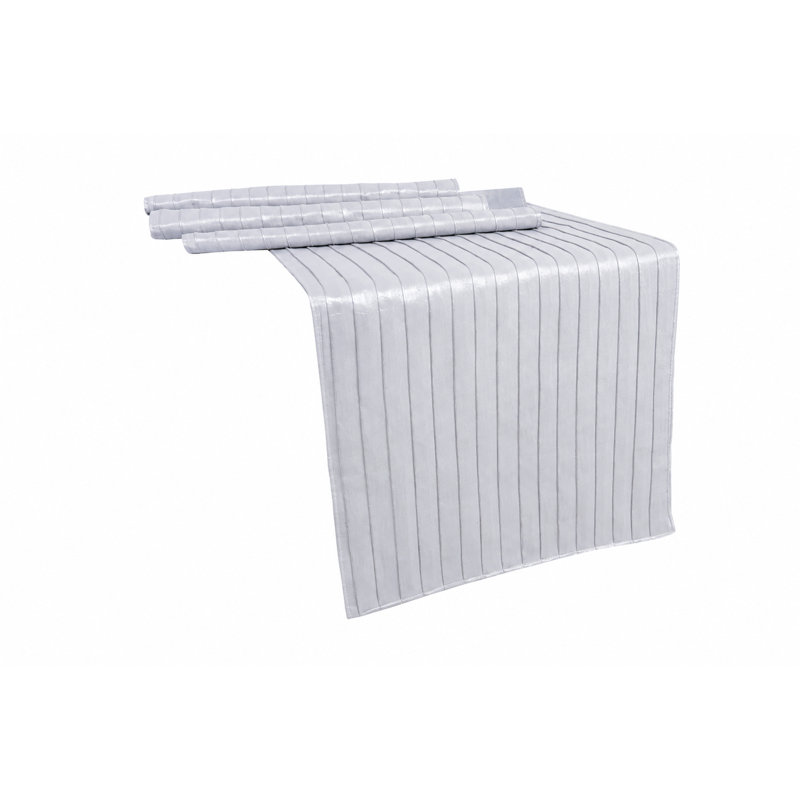 Randi Table Runner, Light Gray
