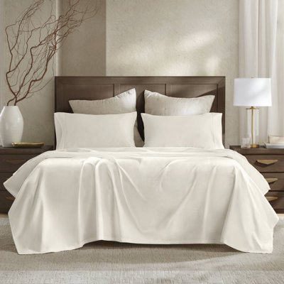 4 Pieces Sateen Sheet Set