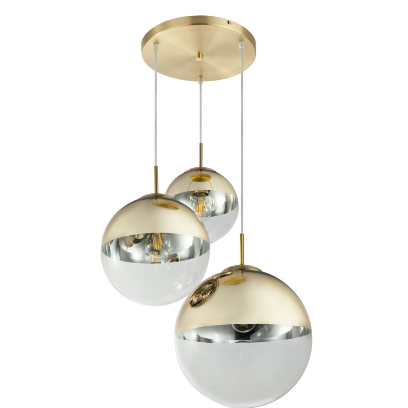 Saundra 3-Light Cluster Pendant