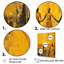 «Hinduism Yogas Tranquil Curmeric», reproduction d'art sur toile-856616486-856616495