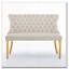 Banc en velours pour causeuse double-335066026