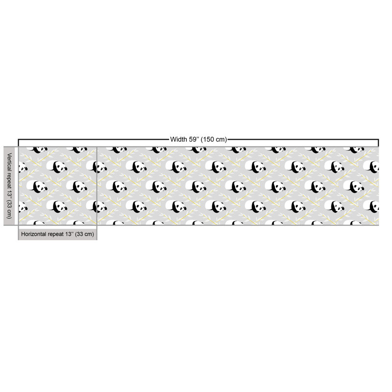 Chernyo Cartoon Animal with Leafy Branches Multi-Purpose Fabric