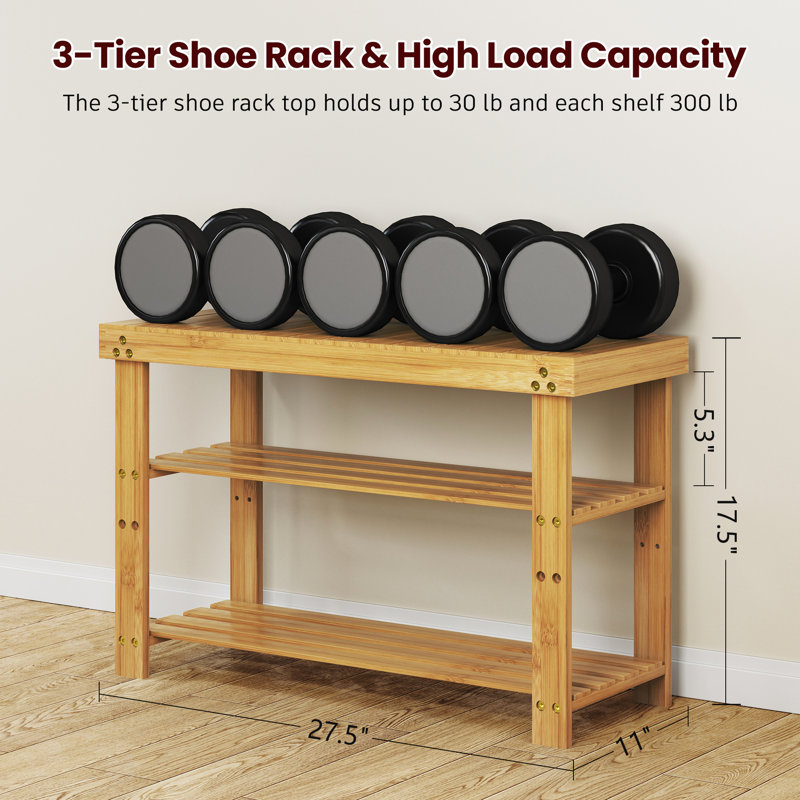 Banc de rangement pour hall d'entrée avec coussin et espace réglable pour une utilisation optimale 3 tablettes de style pratique