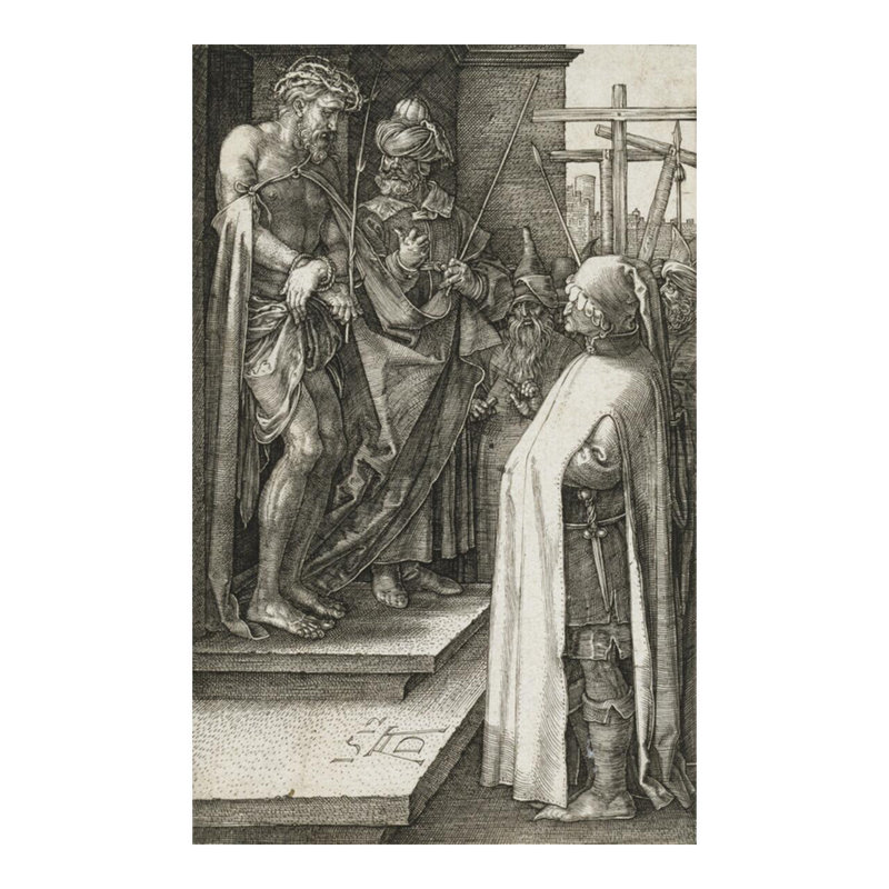 «Ecce Homo» par Albrecht Dürer - Estampe numérique, H 20 po x l 16 po