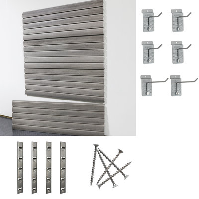 Slatwall Medium Heavy Duty Starter System