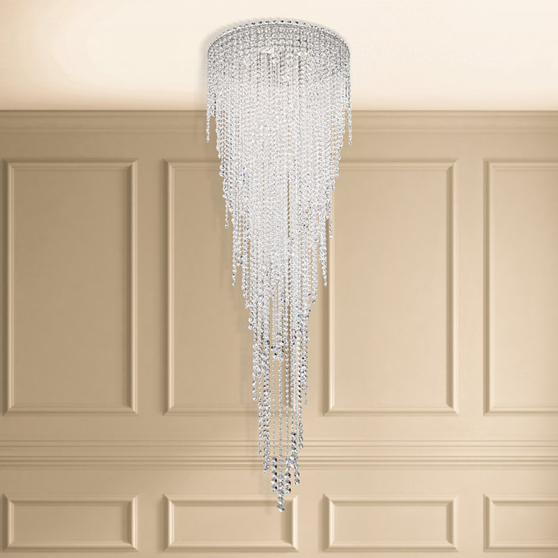 Chantant 6 - Light Flush Mount, 79.5" H x 24" W x 24" D, Czech, 120 V