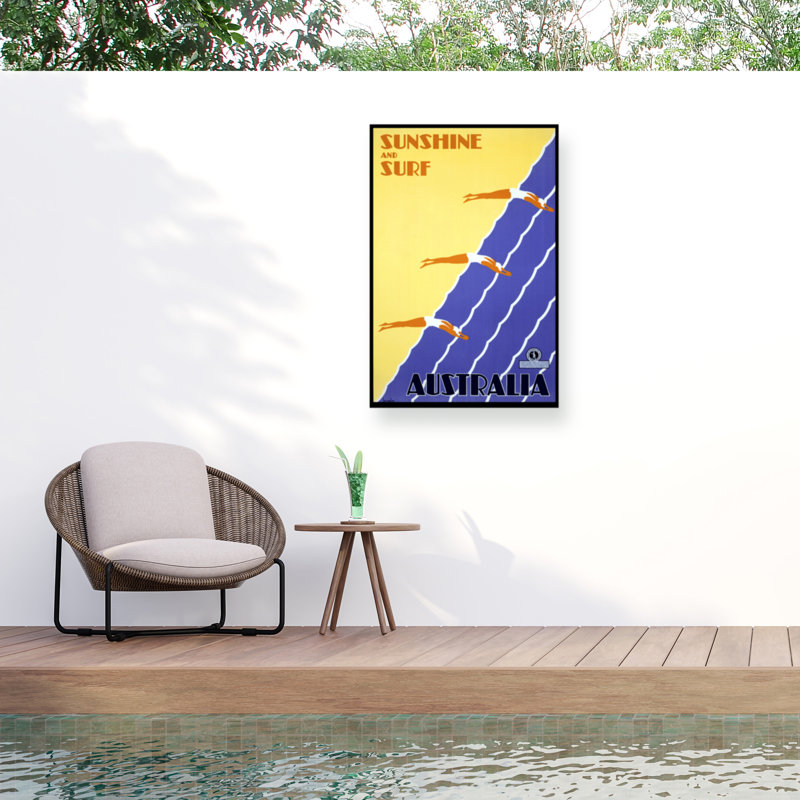 Toile d'extérieur Marcus Jules Sunshine & Surf, H 12 po x l 19 po