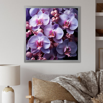 Orchidées mauves - impressions sur toile