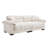 90.55" Modern Chenille Deep Seat, cloud Couch Sectional With Pillows-2052102873