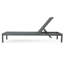 Chaise longue de patio grise-310027915