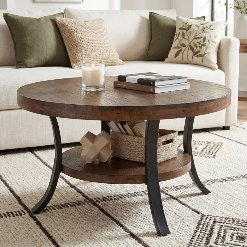 Four Leg Coffee Table with Storage