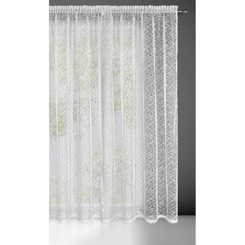 Karleen Sheer Curtain Single Panel, 270cm H x 300cm W
