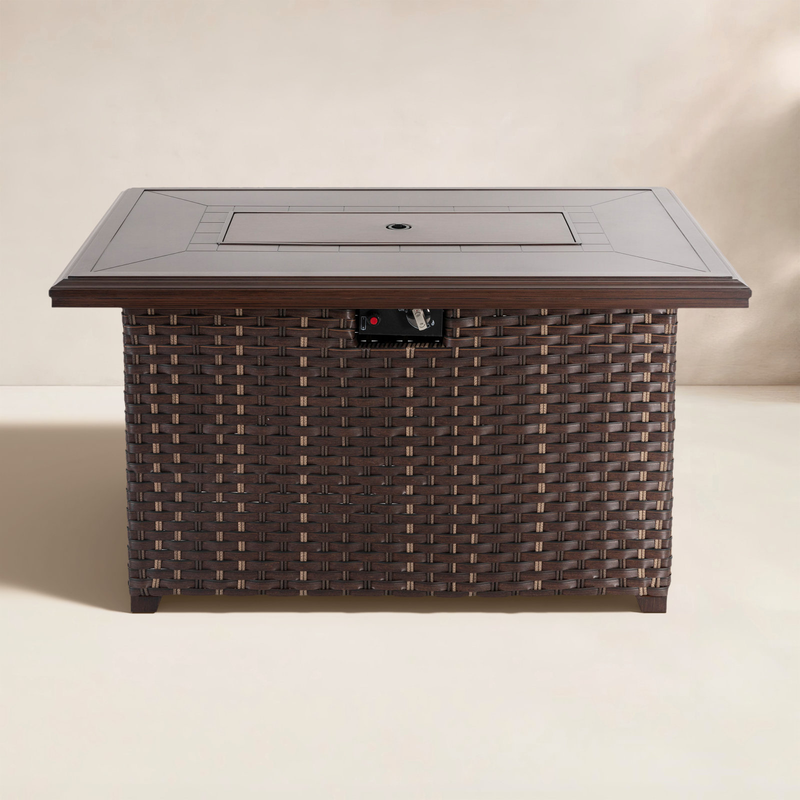 Rectangle Fire Pit Table