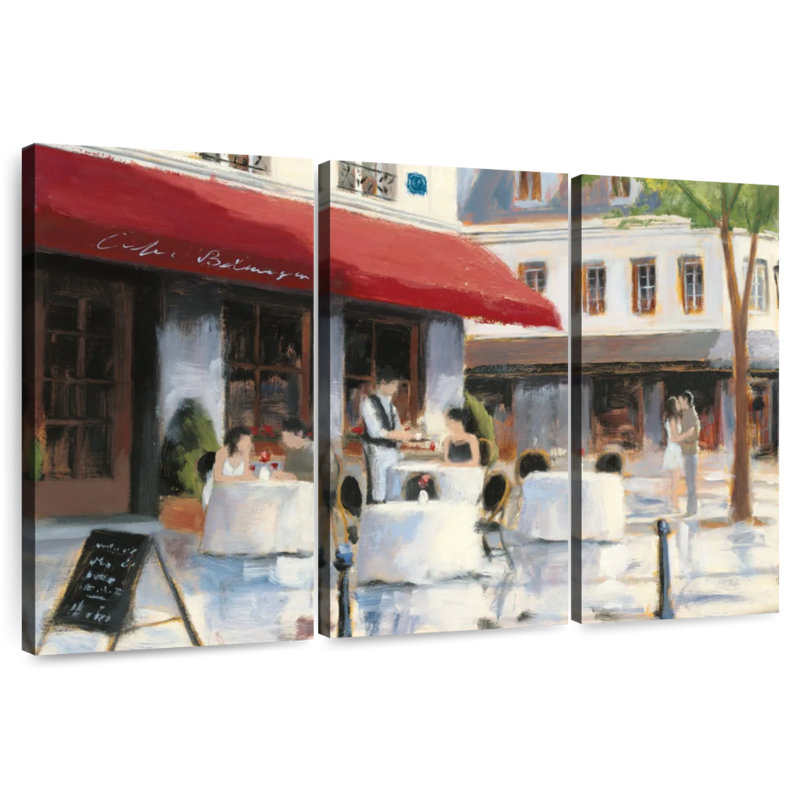 Yarlin se détendant au café, H 42 po x l 65 po