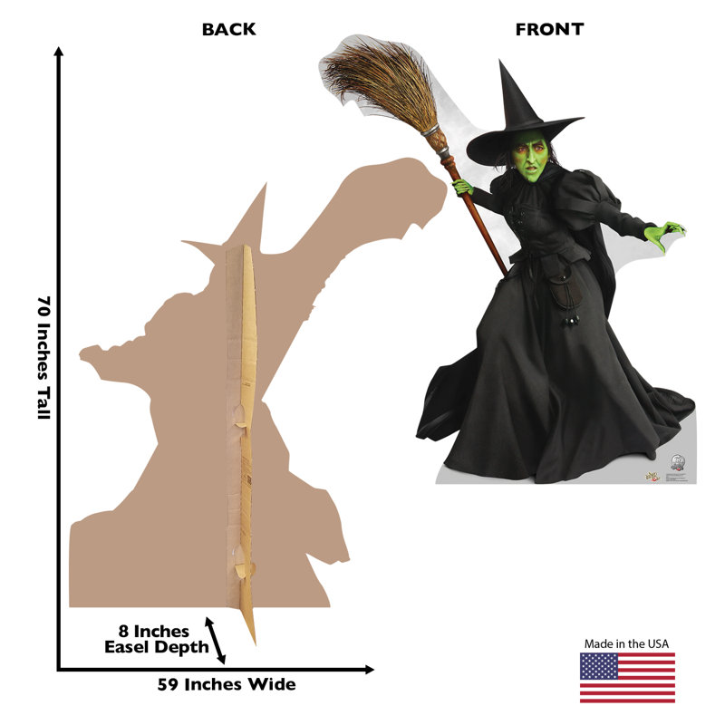 Wicked Witch of the West 70" x 59" Cardboard Standup