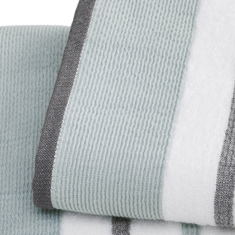 Deanthony Luxury Cotton Decorative, Hand Towels - 4 Pack, Eucalyptus/Gray