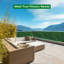 50 cm H Faux Foliage Hedge Plant