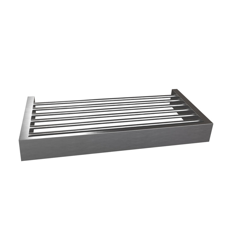 Fire Wall Mounted Shelf, Brushed Nickel