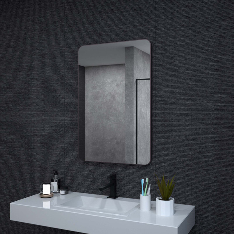 Miroir mural de salle de bain, Bronze, 36 po x 24 po