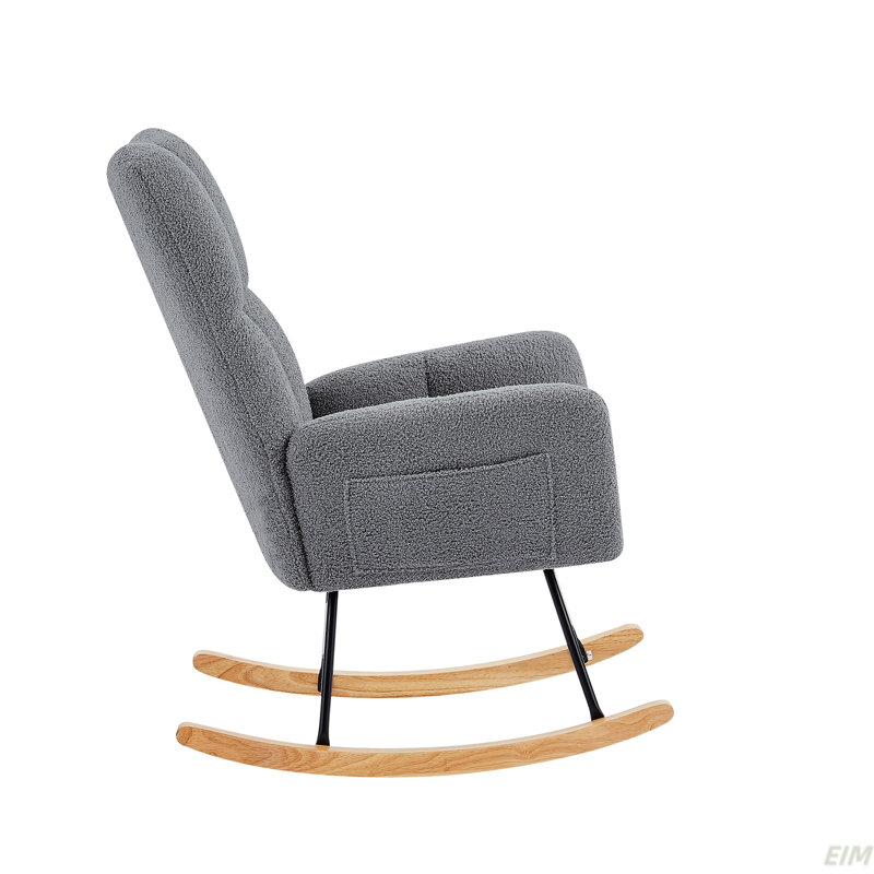 Chaise berçante, Gris