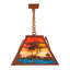 Luminaire suspendu oblong 46 po Old Forge
