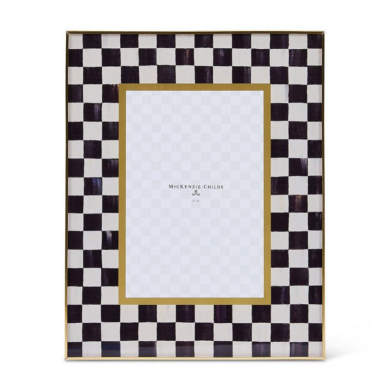 Courtly Check Glass Frame, 4" W X 6" H